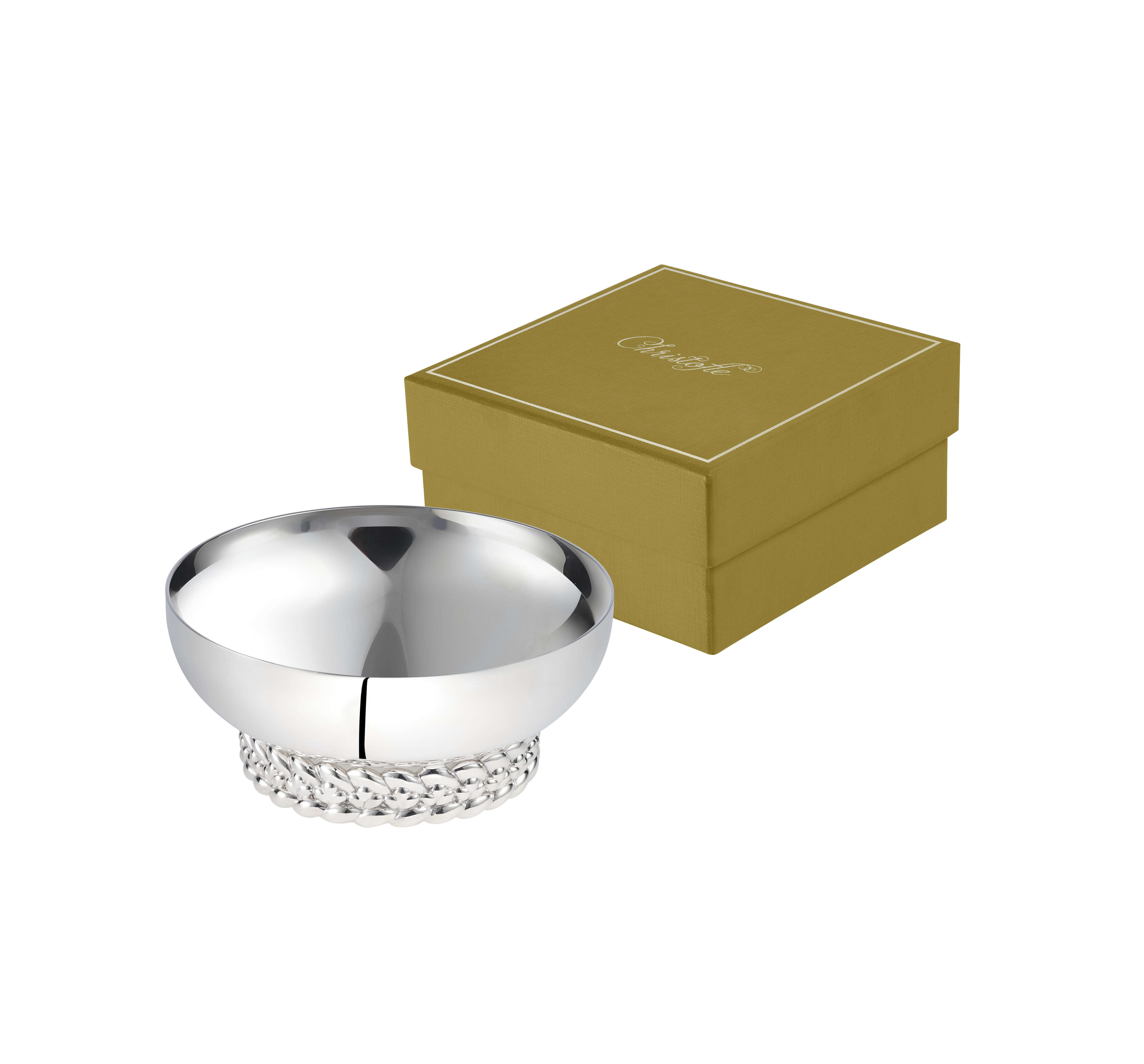 Small silver-plated bowl Babylone